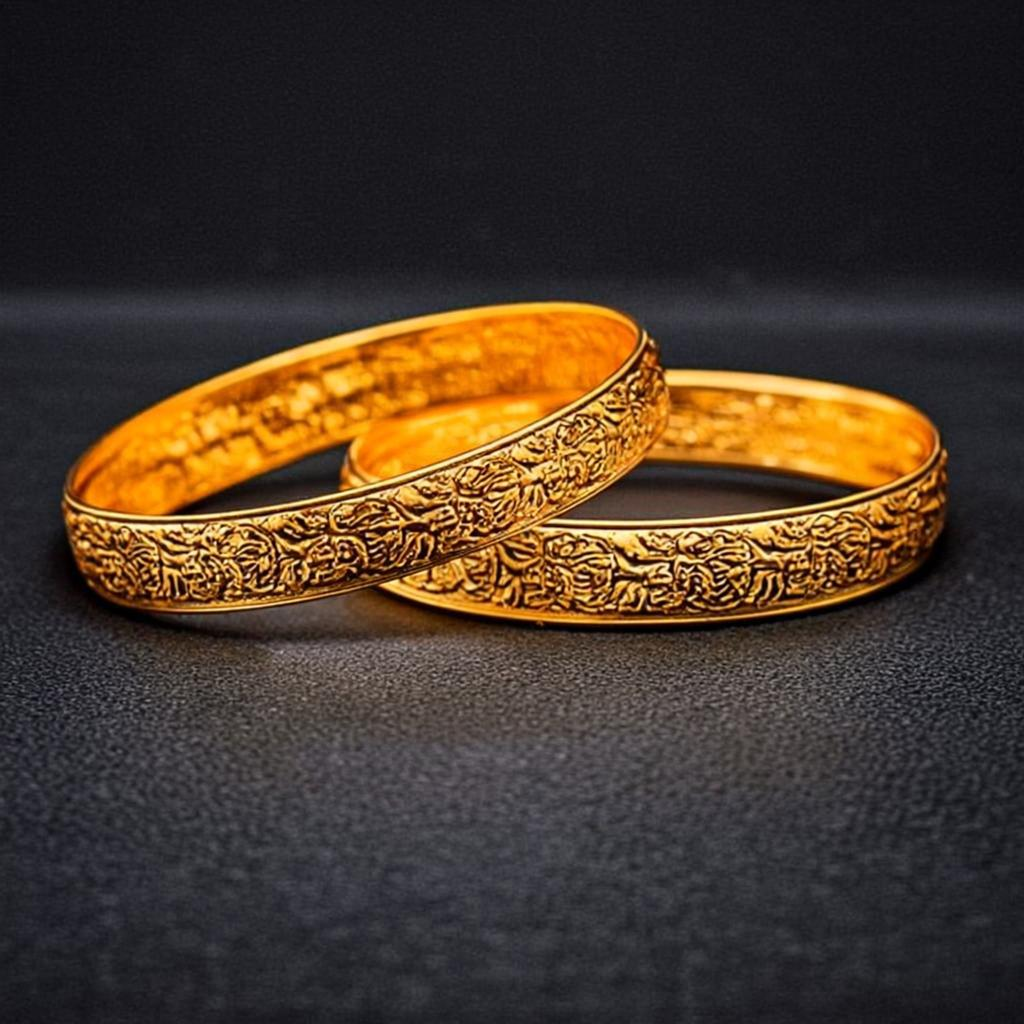 Temple Gold Bangle